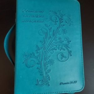 Turquoise Bible case